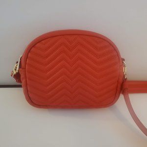 Maje Round Quilted Leather Bag. Like New